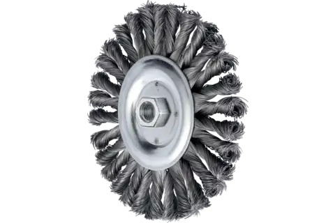 Picture of Pferd Full Cable Knot Wheel Brush Combitwist® Hd 6" Dia. .020" Cs 5/8-11 Arbor